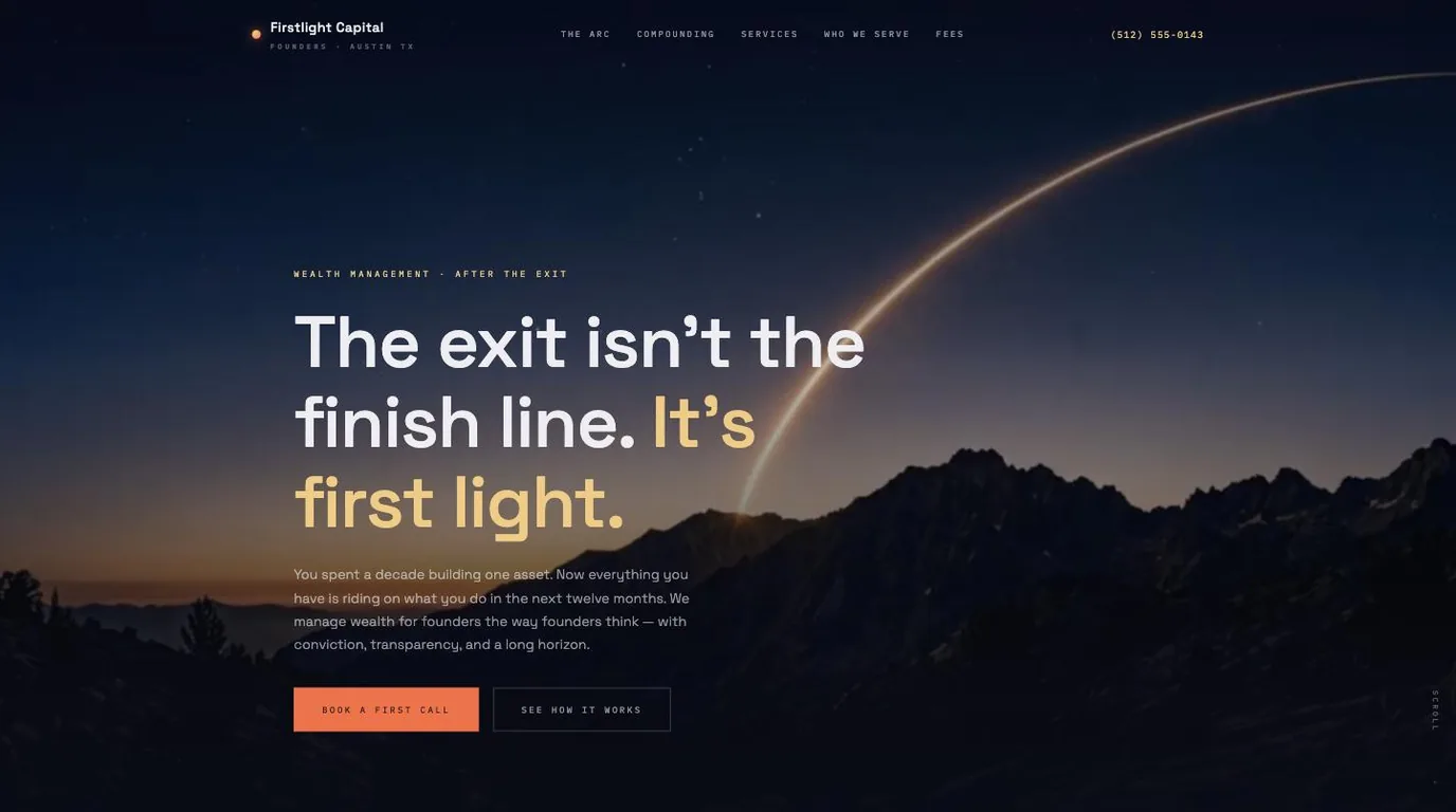 Firstlight Capital demo site