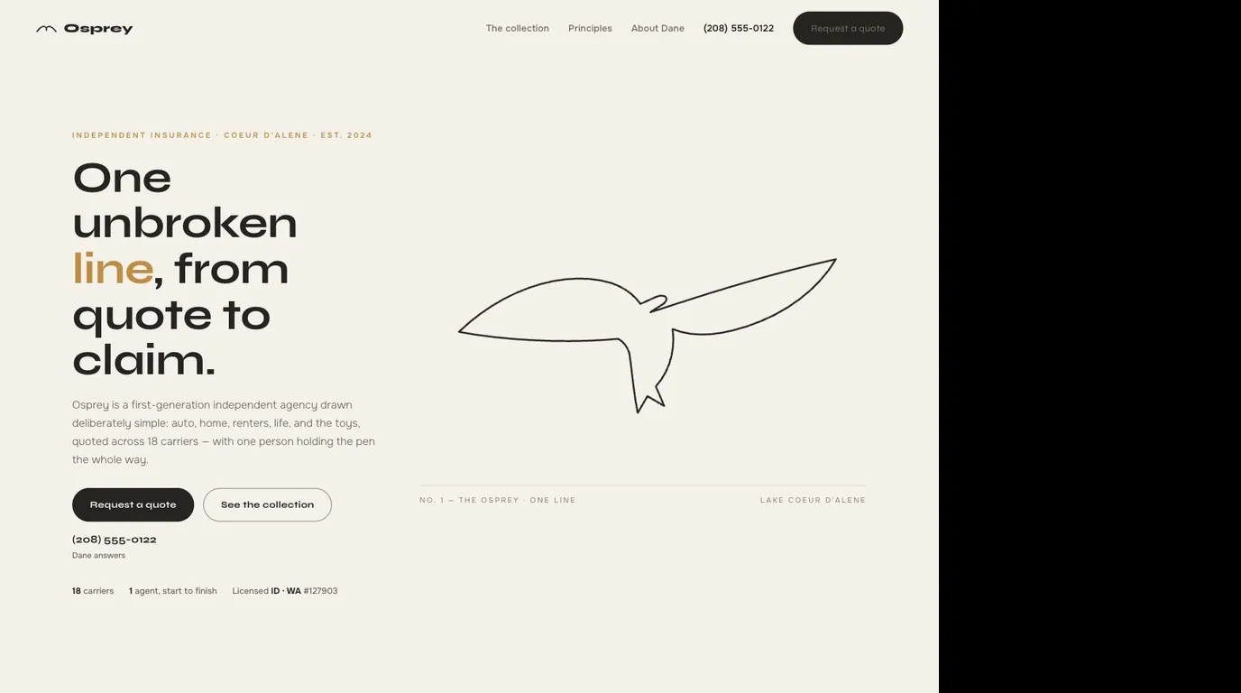 Osprey Insurance demo site